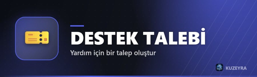 Support ticket panel banner